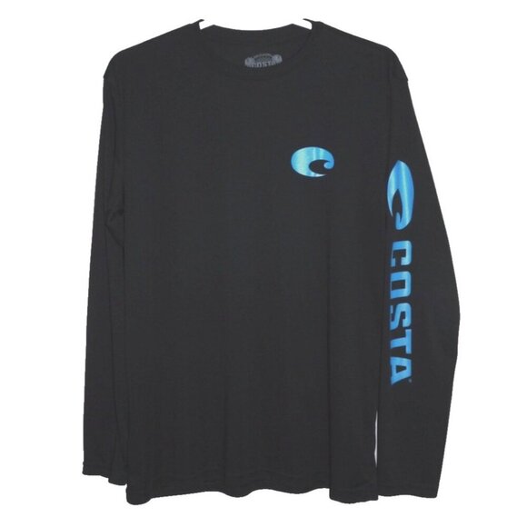 Costa Other - COSTA lightweight long sleeve black 100% polyester pullover shirt Men's size L